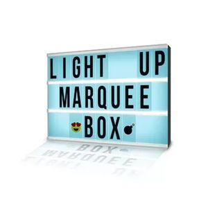 Light up sign box